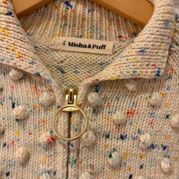 Misha & Puff Toddler Popcorn Cardigan - Picture 4 of 5